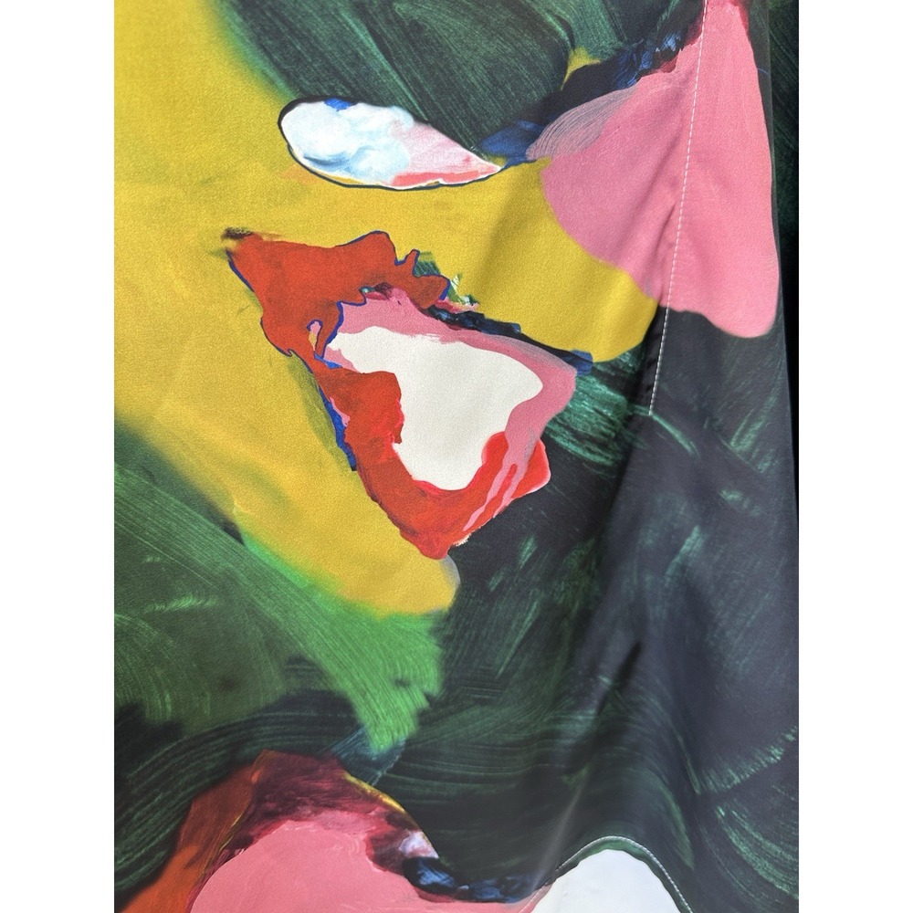 JW Anderson Side Drape Link Skirt Abstract Camo Multi US Size 6 SK011PG084500 - Picture 6 of 16